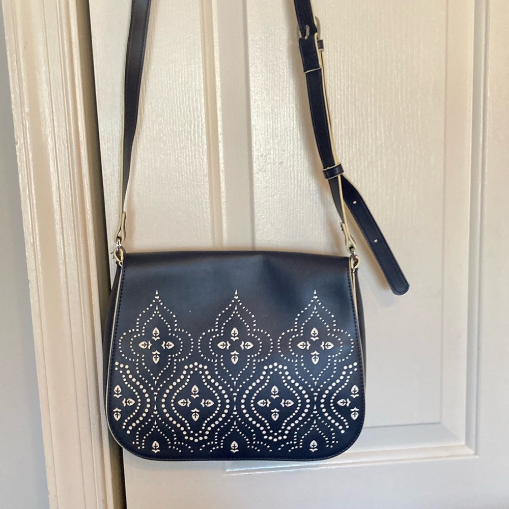 Vera Bradley Laser Cut Saddle Crossbody